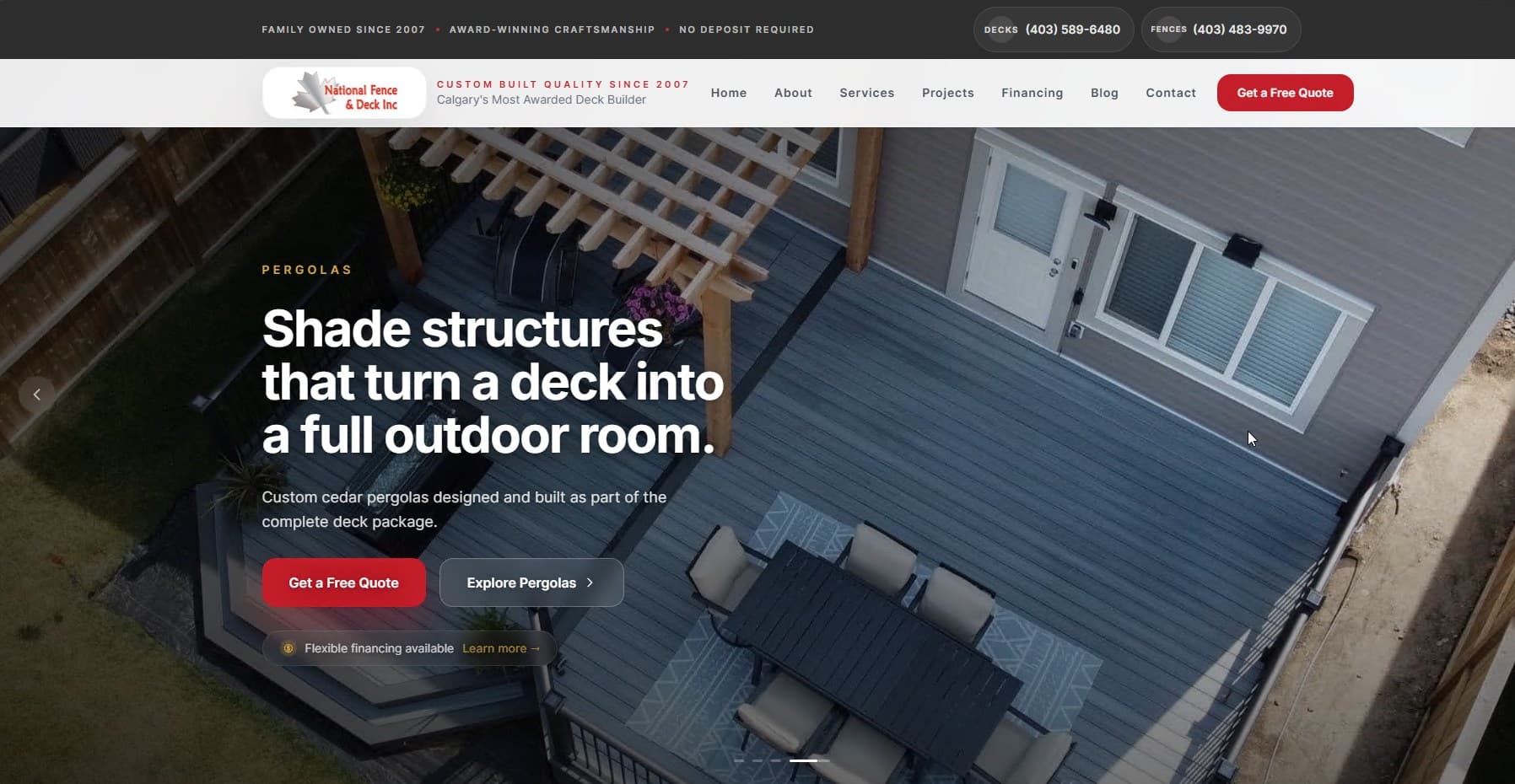 National Fence & Deck screenshot